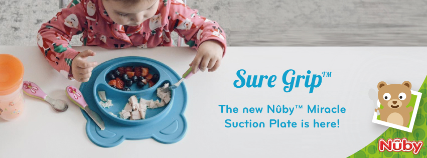 Our Sure Grip Miracle Suction plates: they stick with you!